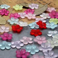 Acryl Schmuck Perlen, Blume, plattiert, Modeschmuck & DIY, keine, 23mm, 10PCs/Menge, verkauft von Menge