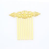 Decorative Hair Combs, Iron, plated, for woman 57*28mm 