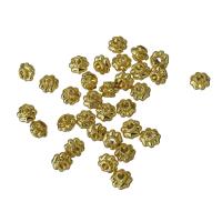 perla de cobre, metal, Joyería & Bricolaje, dorado, 5x5x3.5mm, agujero:aproximado 1.5mm, Vendido por UD