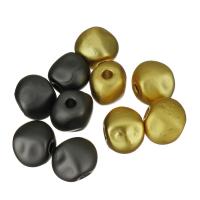perla de cobre, metal, chapado, más colores para la opción, 7x6x6mm, agujero:aproximado 1.5mm, Vendido por UD