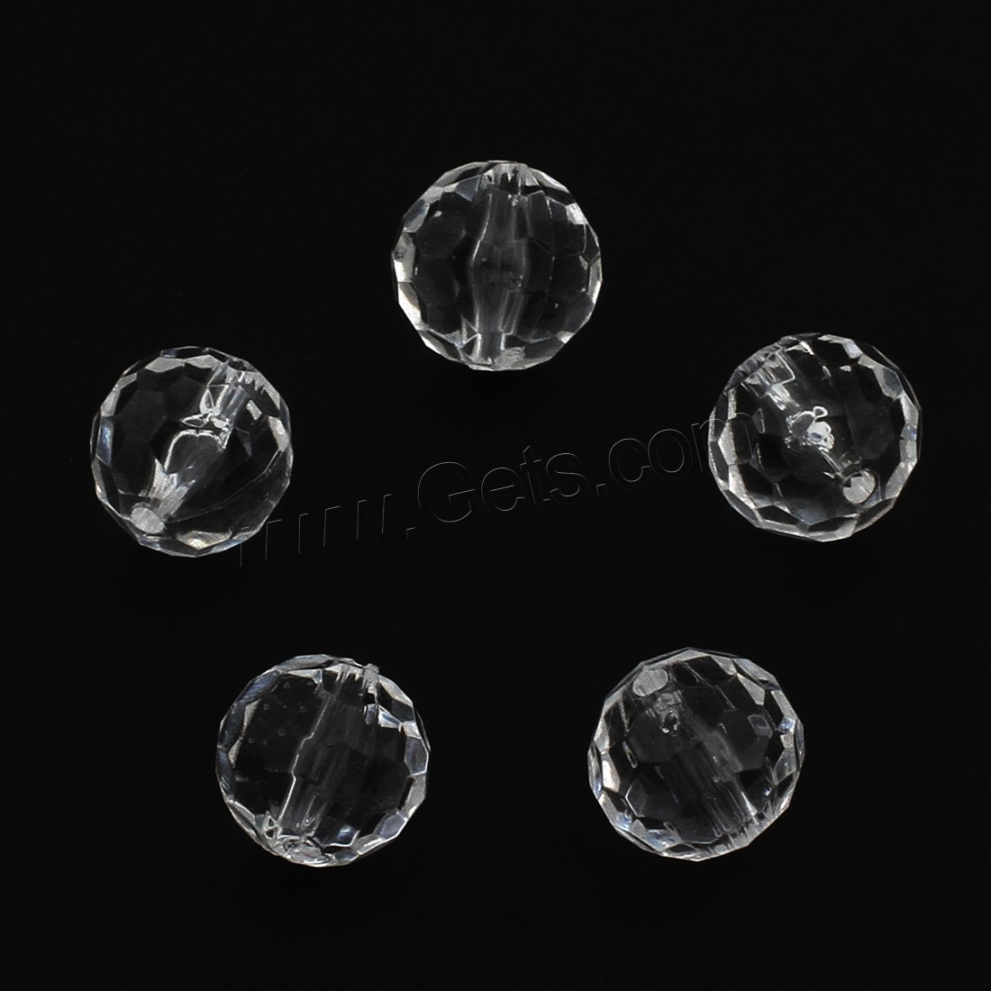 Acrylic Beads, different size for choice, clear, Sold By Bag