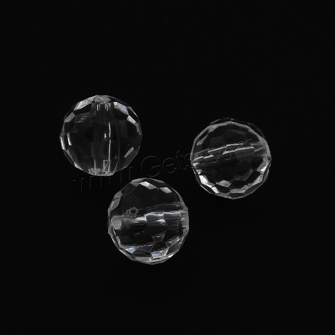 Acrylic Beads, different size for choice, clear, Sold By Bag