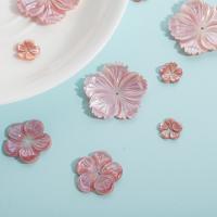 Shell Bead Cap, Flower, DIY pink 