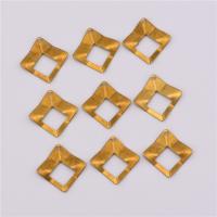 Hollow Brass Pendants, Rhombus, original color Approx 1.5mm 