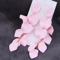 Zinc Alloy Drop Earring, plated, fashion jewelry & for woman 112*23mm 