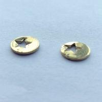 Brass Jewelry Finding, DIY & hollow, original color, 10mm 