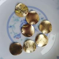 Brass Jewelry Pendants, DIY & brushed, original color, 25mm Approx 1.7mm 