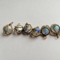 Brass Jewelry Pendants, frosted, original color Approx 1mm 