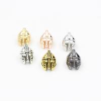 Zinc Alloy Jewelry Beads, Helmet, plated Approx 2mm 
