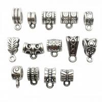 Zinc Alloy Jewelry Pendants, plated, fashion jewelry & DIY & mixed, silver color, 13mm 