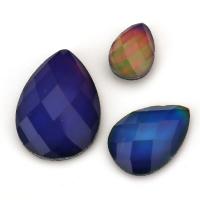 Faceted Glass Cabochon, Teardrop, fashion jewelry 