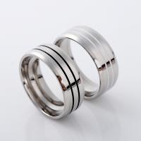 Titanium Steel Finger Ring, Unisex & enamel 