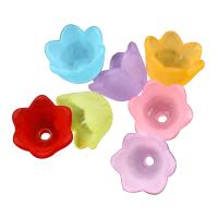 Acrylic Hair Stick Findings, Flower, fashion jewelry & DIY & frosted Approx 