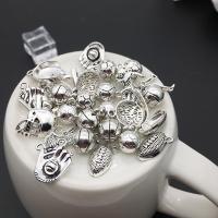 Zinc Alloy Jewelry Pendants, plated, DIY & mixed, silver color 