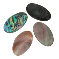 Black Shell Beads, with Pink Shell & Abalone Shell, DIY & double-hole Approx 2mm 