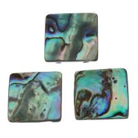 Abalone Shell Beads, Square, DIY & double-hole Approx 2mm 