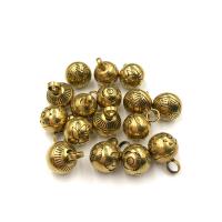 Brass Jewelry Pendants, random style, original color, 10mm 