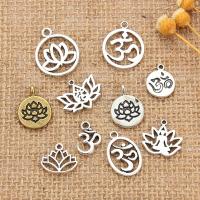 Zinc Alloy Jewelry Pendants, plated, fashion jewelry & DIY & mixed, silver color 