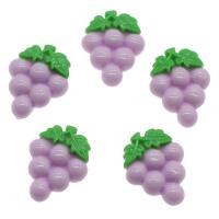 Cabochon résine fruits, raisin, bijoux de mode & DIY, violet clair Environ Vendu par sac