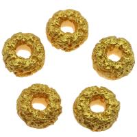 Resin Large Hole Bead, fashion jewelry & DIY, gold Approx 8mm, Approx 