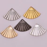 Brass Jewelry Pendants, Shell, plated, Random Color Approx 1mm 