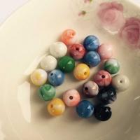 Perles de verre mixte, envoyé au hasard, couleurs mélangées, 9.5mm Environ 1mm, Environ Vendu par sac