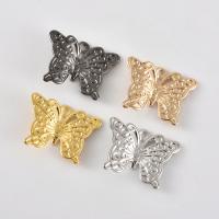 Animal Brass Pendants, Butterfly, plated, Random Color Approx 1mm 