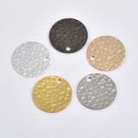 Brass Jewelry Pendants, Flat Round, plated, fashion jewelry & DIY, Random Color, 16mm Approx 1mm 