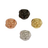 Laiton animaux perles, lion, Placage, bijoux de mode & DIY, plus de couleurs à choisir Environ 2mm, Environ Vendu par sac