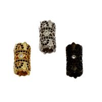 Cubic Zirconia Micro Pave Brass Beads, plated, micro pave cubic zirconia Approx 5mm, Approx 
