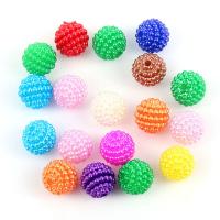 Acrylic Jewelry Beads, plated, DIY mixed colors 