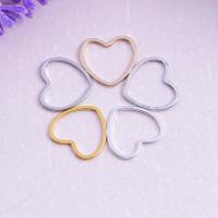 Brass Jewelry Finding, Heart, plated, hollow, Random Color 