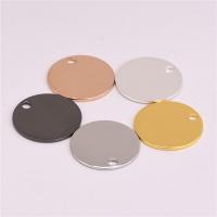 Brass Jewelry Pendants, Flat Round, plated, Random Color, 20mm Approx 2.7mm 