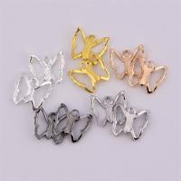 Animal Brass Pendants, Butterfly, plated, hollow, Random Color Approx 1mm 