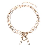 Eisen Fertigprodukte Halskette, Einstellbar & Modeschmuck & verschiedene Stile für Wahl & für Frau, 440mm,640mm, verkauft von Strang