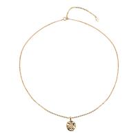 Ожерелье ручной латунные, Латунь, плакирован золотом, Регулируемый & разные стили для выбора & Женский, 500mm, продается Strand