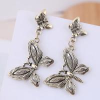 Zinc Alloy Drop Earring, plated, for woman 58*26mm 