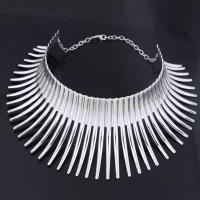 Collar Necklace, Zinc Alloy, plated, for woman 125mm 