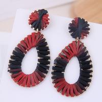 Zinc Alloy Drop Earring, plated, for woman 72*36mm 