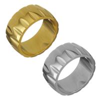 Stainless Steel Finger Ring, plated, fashion jewelry & Unisex 10mm, US Ring 