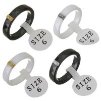 Нержавеющая сталь Rhinestone палец кольцо, нержавеющая сталь, Другое покрытие, Мужская & разные стили для выбора & со стразами, 4mm, размер:6, продается PC
