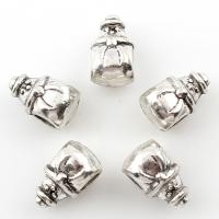 Bijoux de perles en alliage de Zinc , Placage, argent Environ 8mm, Environ Vendu par sac