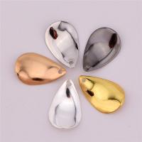 Brass Jewelry Pendants, Teardrop, plated, Random Color Approx 1mm 