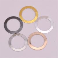 Brass Jewelry Finding, Donut, plated, hollow, Random Color, 22mm 