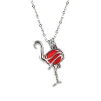 Stainless Steel Aromatherapy Necklace, Animal, plated, fashion jewelry & for woman, 24*23mm 