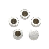 Stainless Steel Cabochon Setting, 304 Stainless Steel, Flat Round, original color Inner Approx 5mm 
