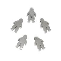 Stainless Steel Animal Pendants, 304 Stainless Steel, Boy original color Approx 1.6mm 