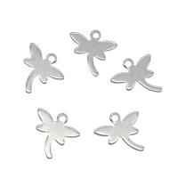 Stainless Steel Animal Pendants, 304 Stainless Steel, Dragonfly, original color Approx 1.3mm 