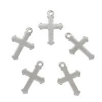 Stainless Steel Cross Pendants, 304 Stainless Steel, original color Approx 1.5mm 
