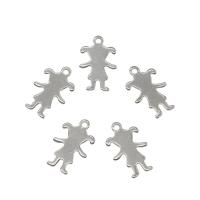 Stainless Steel Pendants, 304 Stainless Steel, Girl, original color Approx 1.5mm 